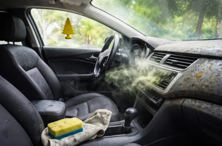 Why My Car Smells Damp Even on Dry Days